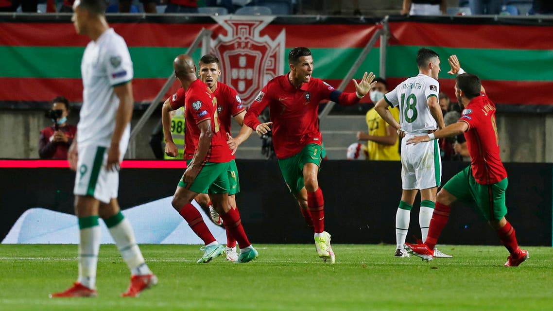 رونالدو يرفض خسارة البرتغال ويسجل ثنائية في 7 دقائق