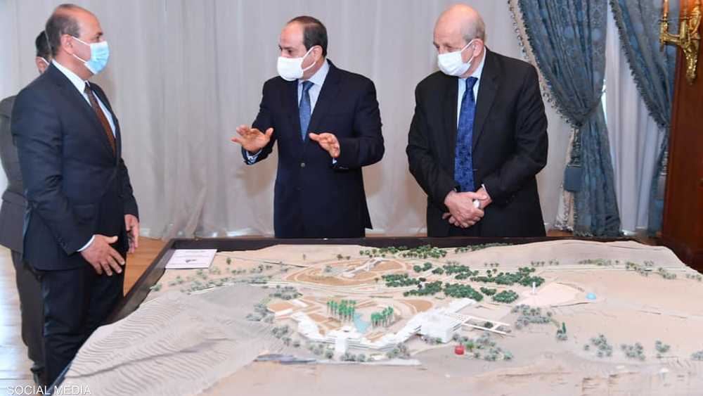 الرئيس المصري يطلع على تنفيذ مشروع التجلي الأعظم